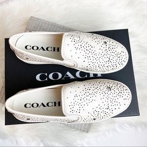 Coach C117 Slip-On Laser Cut-Out Sneaker